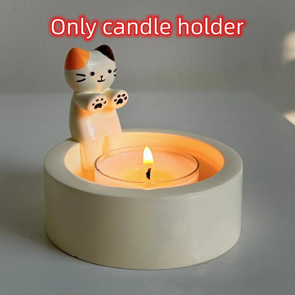 Cat Candlestick Holder