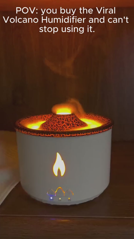 New Creative Ultrasonic Essential Oil Humidifier Volcano Aromatherapy Machine Spray Jellyfish Humidifier Diffuser